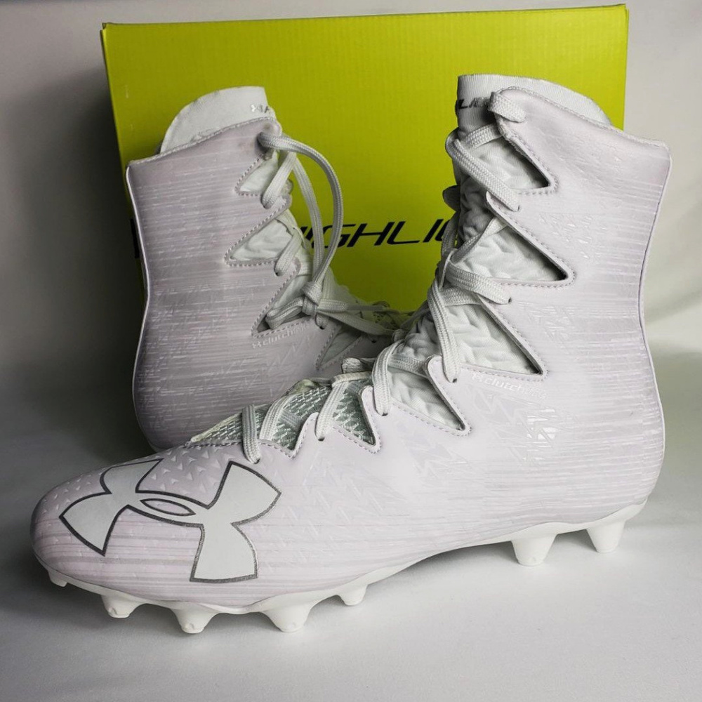 NIB Under Armour Highlight Lacrosse Cleats White